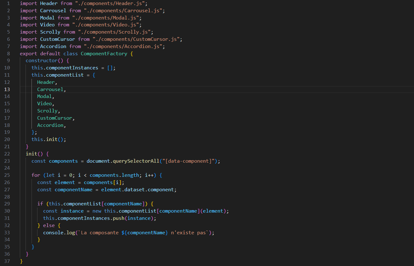 image du script componentFactory.js